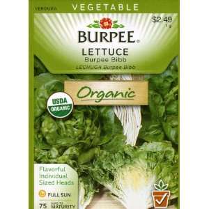  Burpee 67560 Organic Lettuce, Head Burpee Bibb Seed Packet 