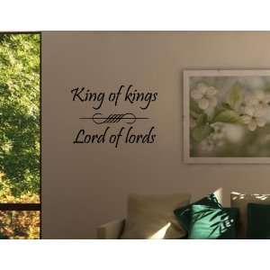 com KING OF KINGS LORD OF LORDS Vinyl wall lettering stickers quotes 