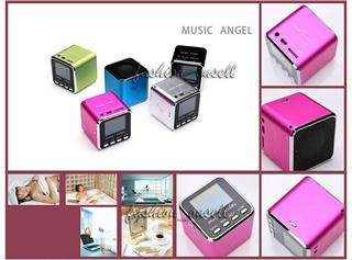 Hot New Music Angel Mini USB LCD  MP4 Player Speaker FM Support TF 