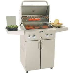   Natural Gas Grill Cart w/ Side Burner, Rotisserie & Propane Conversion