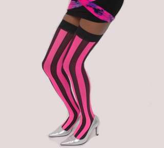 30 COLORS w/ Vertical Stripe Thigh Highs   