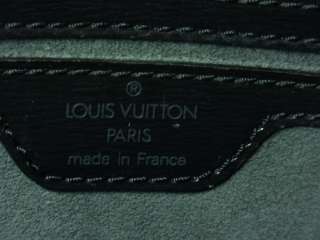  Vuitton Authentic Epi Leather saint jacques Hand Bag Purse Auth Black