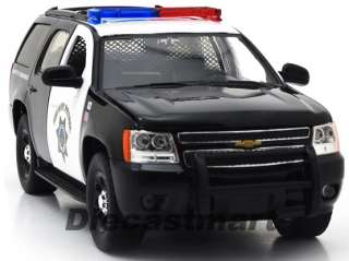   24 2010 CHEVY TAHOE HIGHWAY PATROL NEW DIECAST POLICE CAR BLACK WHITE