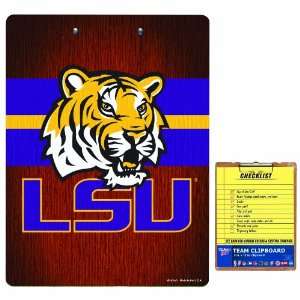    NCAA Louisiana State Fightin Tigers Clip Board: Sports & Outdoors