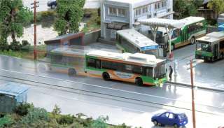 Moving Bus System Basic Set A2 (Blue Bus)   Tomytec (1/150 N scale 