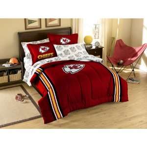 BSS   Kansas City Chiefs NFL Embroidered Comforter Twin/Full (64 x 86 