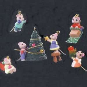  Christmas Helpers Six Mice Series 1996 Miniature Hallmark Ornament 