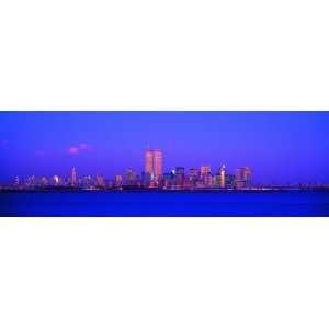  Panoramic Wall Decals   New York City Skyline with the 