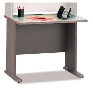   Advantage Series Taupe/Dove Gray 36in. Computer Desk: Kitchen & Dining