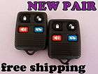 NEW PAIR OF FORD LINCOLN MERCURY keyless entry remote fob transmitter 