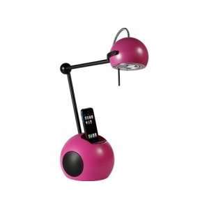   , Inc. iHL12 87 iHome Orbit 1 Light Pink Desk Lamp