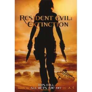  Resident Evil: Extinction 27x40 Double Sided Movie Poster 