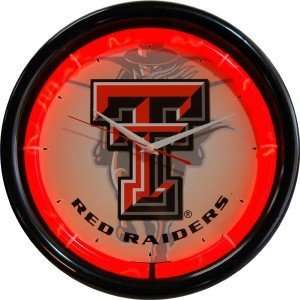  Texas Tech Red Raiders Plasma Clock
