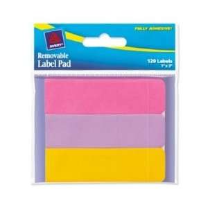  Avery Label Pad   Assorted Colors   AVE22010 Office 