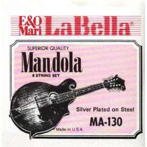 La Bella Mandola Phosphor Bronze Wound Medium Loop Ends, MA150M