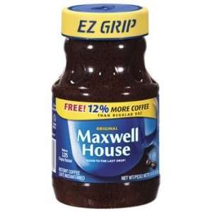 Maxwell House Original Instant Coffee in Plastic Jar 9 oz (Pack of 12 