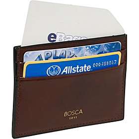 Bosca Old Leather Front Pocket Wallet w/Money Clip   