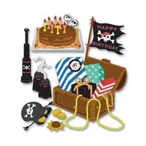   Stickers Pirate Party SPJB 321; 3 Items/Order Arts, Crafts & Sewing