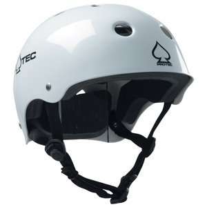 Protec The Classic CPSC White Helmet, L/XL:  Sports 