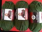 Loops & Threads Charisma bulky yarn, Forest, lot of 3