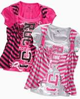 NEW! Rocawear Kids T Shirt, Girls Vest Layered Tee