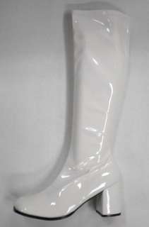   60s 70s Wide Calf Hippie Drag Queen GoGo Boots Large Size 10  
