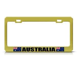 Australia Australian Gold Country Metal license plate frame Tag Holder
