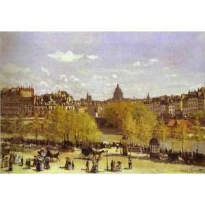  Claude Monet Quai du Louvre  Art Reproduction Oil 