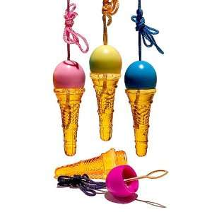  Ice Cream Cone Bubbles Necklaces, 12 pack Toys & Games