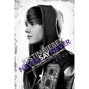  Justin Bieber Never Say Never Poster Movie Style A (11 x 
