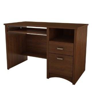 South Shore Furniture Gascony Collection Small Desk, Sumptuous Cherry