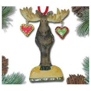 Personalized Moose Christmas Ornament   Willow Moose