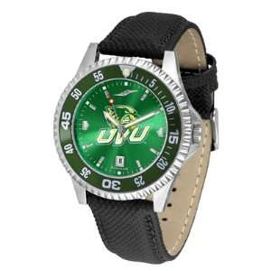   Utah Valley State Wolverines NCAA Mens Leather Anochrome Watch: Sports