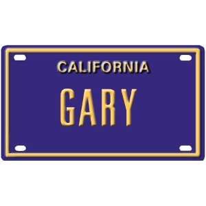    Gary Mini Personalized California License Plate 