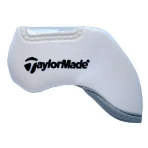  10pc Set Taylormade Logo White Neoprene Golf Iron Covers 