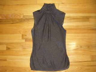 Hermes silk blouse shirt top turtleneck FR 36 scarf pattern designer 