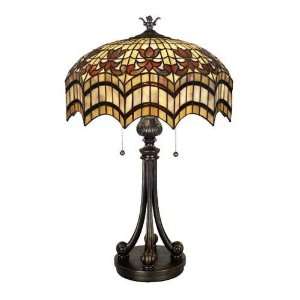  Quoizel Southern Belle Tiffany Table Lamp: Home 