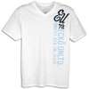 Ecko Unltd Draft Vert S/S T Shirt   Mens   White / Light Blue