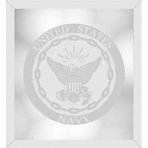 United States Navy Beveled Wall Mirror 