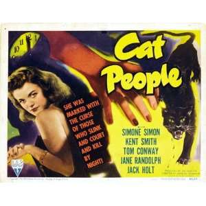 Cat People Movie Poster (22 x 28 Inches   56cm x 72cm) (1942) Half 