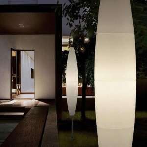   Outdoor Floor Lamp Shade Color Yellow, Base Type Underground Base