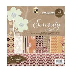  Diecuts With A View Serenity Paper Stack 12X12 48 Sheets 