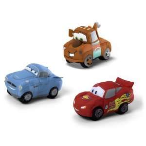  Disney Cars 2 set of three soft plush cars by Gund: Toys 