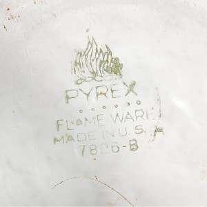 VINTAGE PYREX FLAME WARE COFFEE POT & LID  