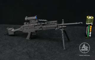 ARMS RACK MODERN WEAPON M48 MACHINE GUN BLACK  
