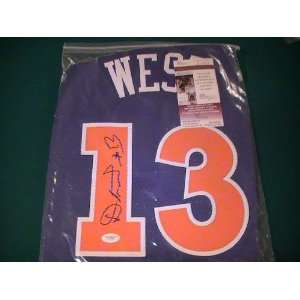  DELONTE WEST SIGNED AUTOGRAPHED CLEVELAND CAVALIERS JERSEY 