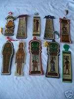 10 Egyptian Papyrus Paper Pharaoh Bookmark High Quality  