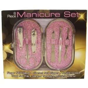   Piece Manicure Set in Oval Case & Gift Box: Health & Personal Care