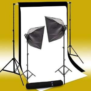   Kit 2 Muslin Backdrop with Support System, AGG111