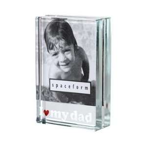  Spaceform London Dinky Frame I Love My Dad Red Heart: Home 